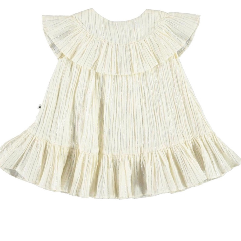 Molo Cambria Silver Metallic Dress size 92, 24m or 2T